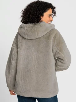 Veste imitation fourrure allure tendance