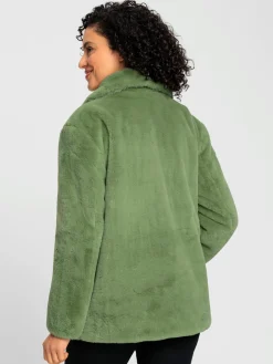 Veste imitation fourrure polyester recyclé