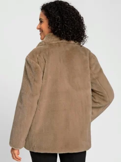 Veste imitation fourrure polyester recyclé