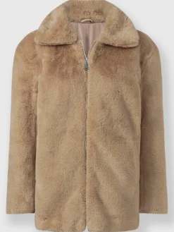 Veste imitation fourrure polyester recyclé