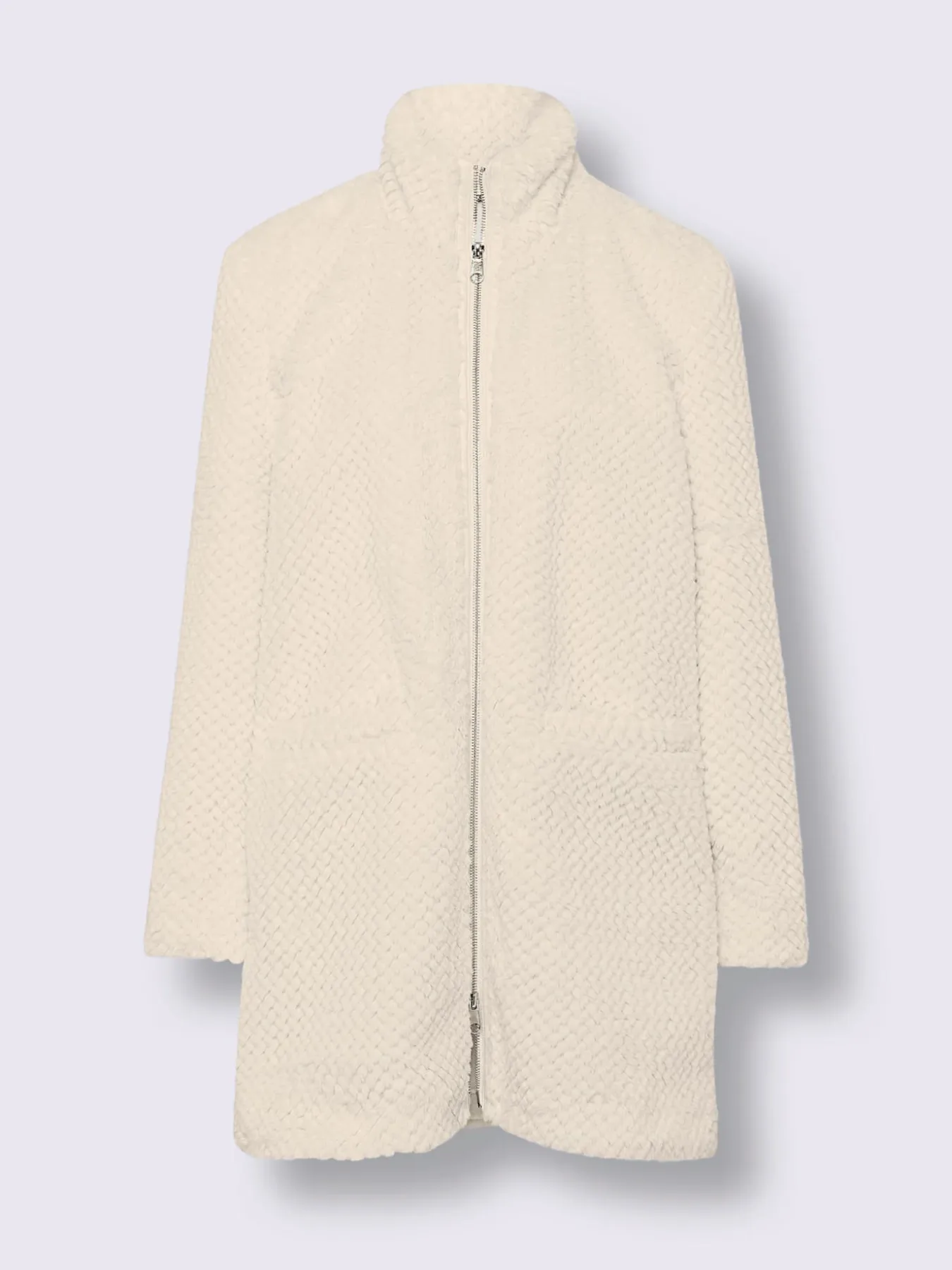 Veste imitation fourrure imitation fourrure douce