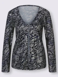 Veste légère fermeture crochet discrète