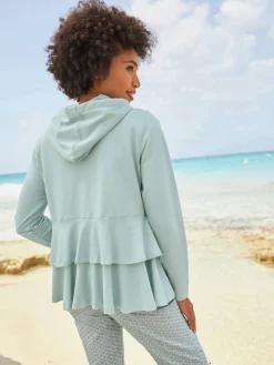 Veste légère volants affinants