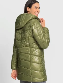 Veste longue en polyester recyclé