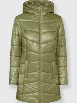 Veste longue en polyester recyclé