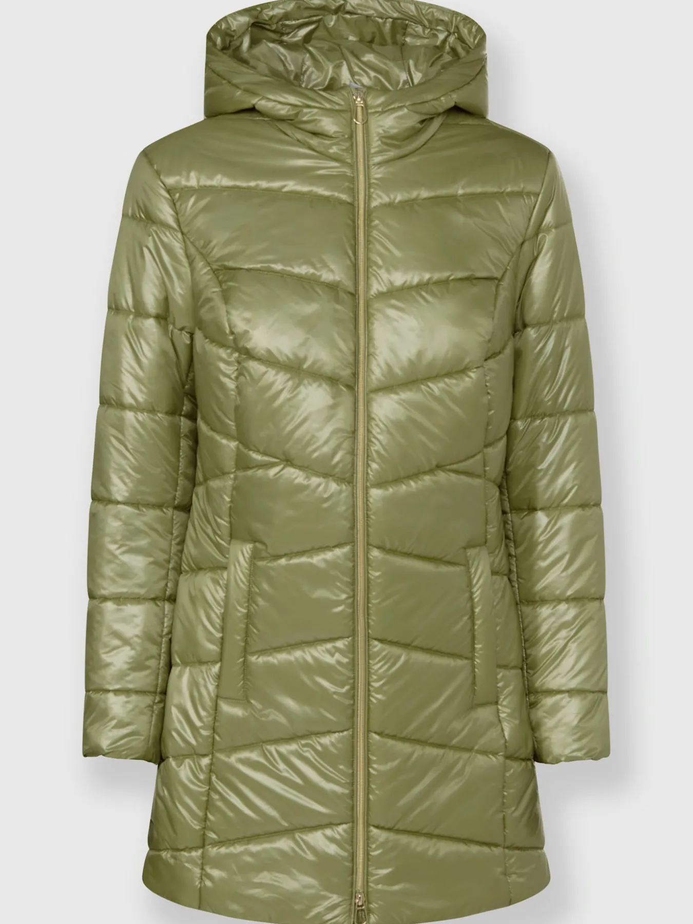 Veste longue en polyester recyclé