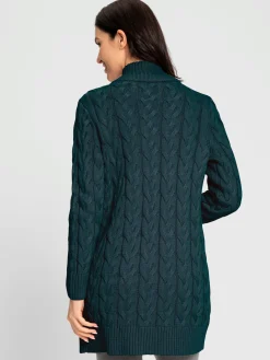 Veste longue en tricot 50% coton