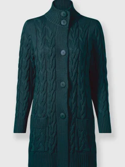 Veste longue en tricot 50% coton