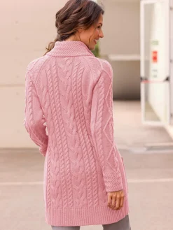 Veste longue en tricot 50% coton