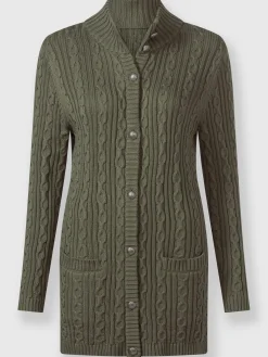 Veste longue en tricot 50% coton