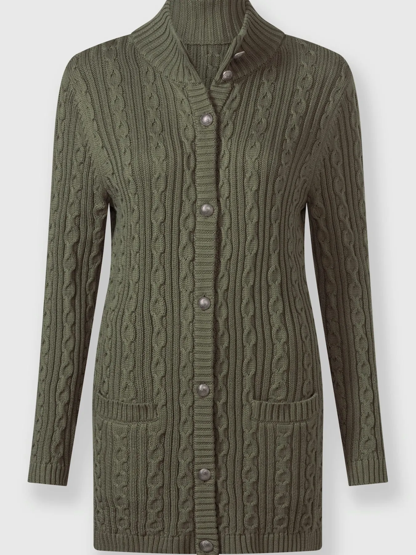 Veste longue en tricot 50% coton