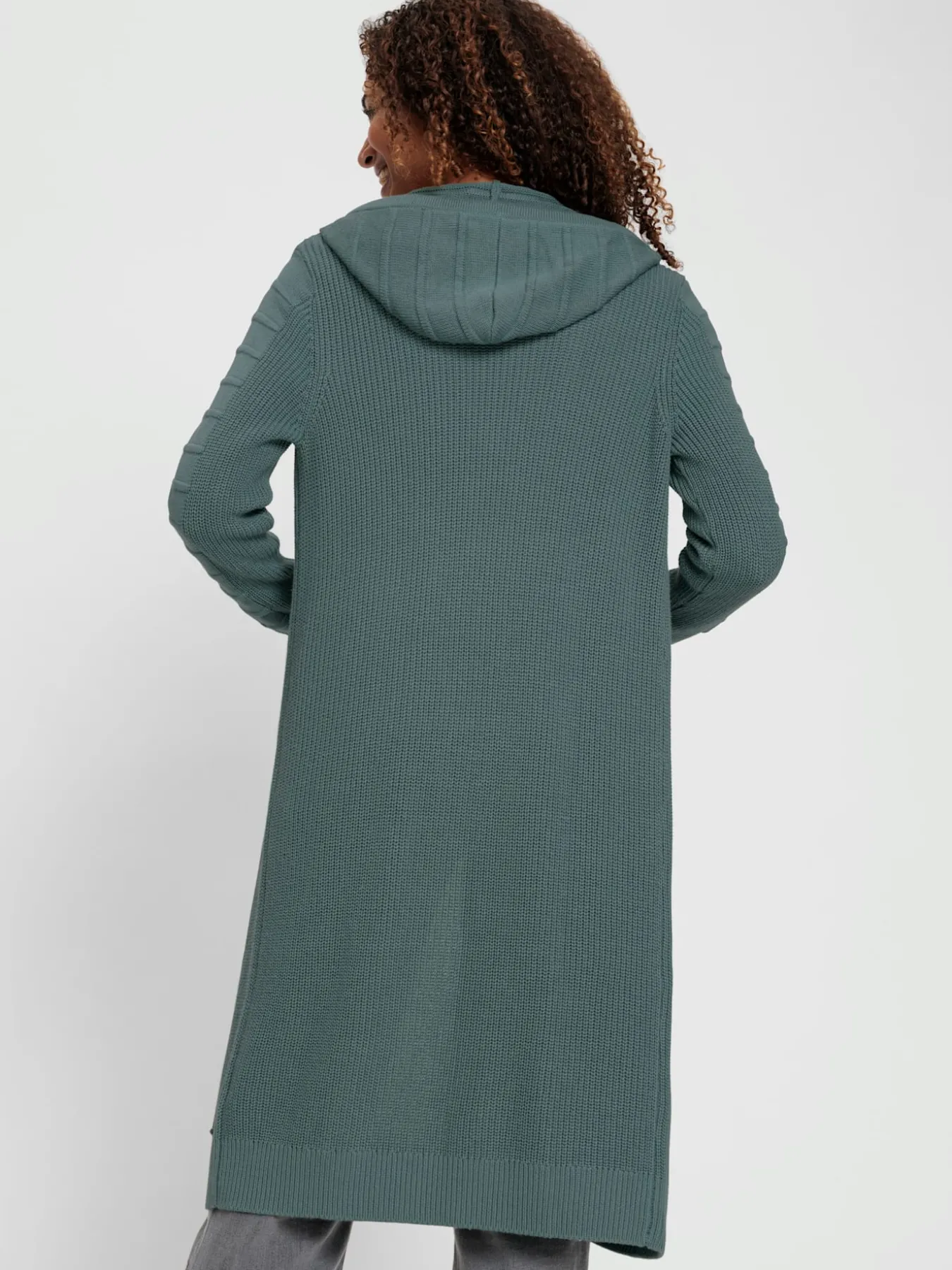 Veste longue en tricot 50% coton