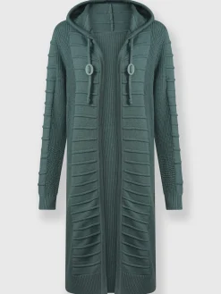 Veste longue en tricot 50% coton