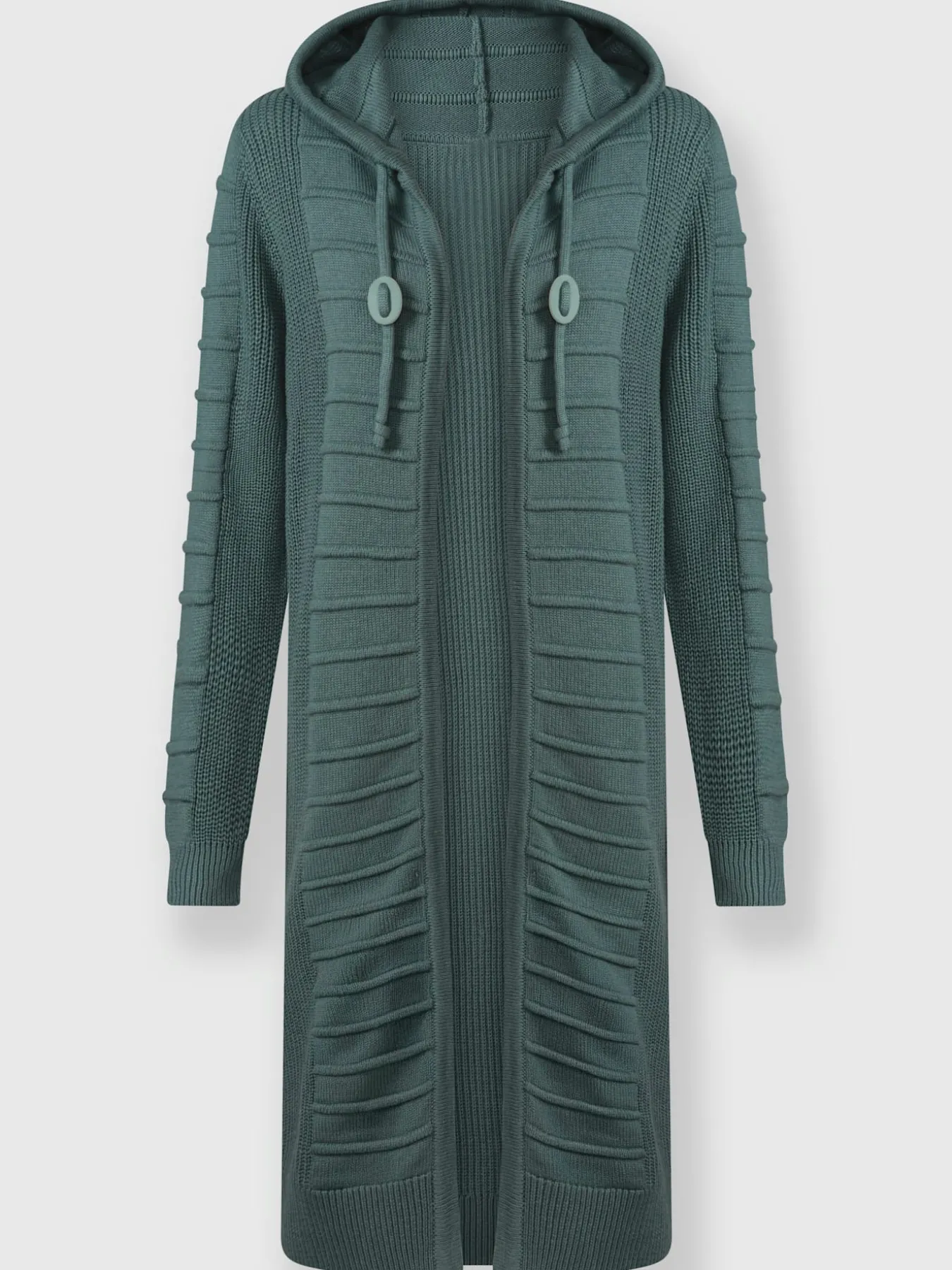 Veste longue en tricot 50% coton