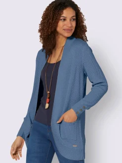 Veste longue en tricot 50% coton