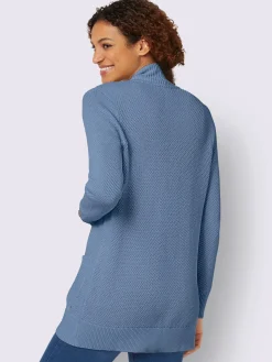 Veste longue en tricot 50% coton