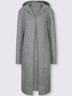 Veste longue en tricot coupe longue mode