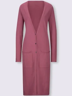 Veste longue en tricot look tendance