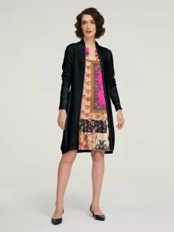 Veste longue en tricot look décontracté tendance