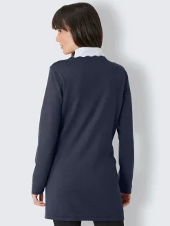 Veste longue en tricot produit naturel d'exception