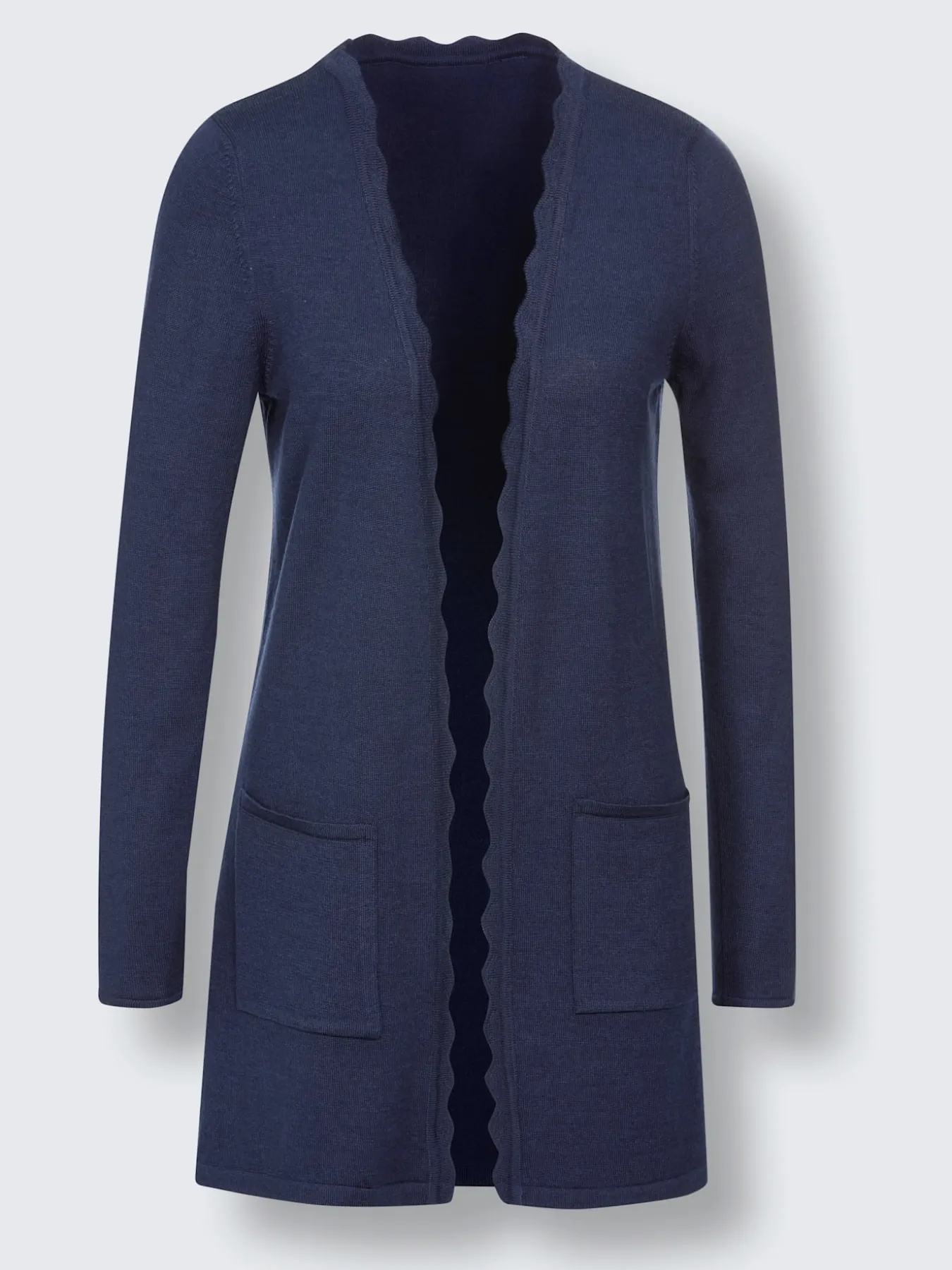 Veste longue en tricot produit naturel d'exception