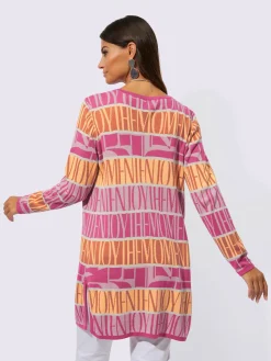 Veste longue en tricot qualité lyocell estivale