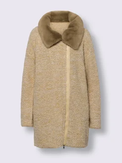 Veste longue en tricot tricot chiné