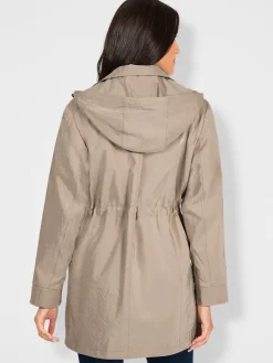 Veste longue qualité légèrement froissée