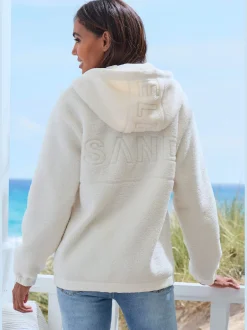 Veste polaire douce à capuche