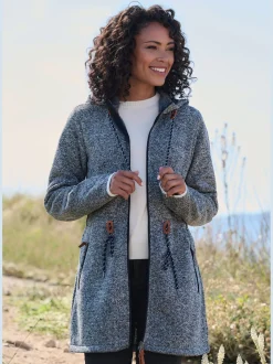 Veste polaire longue et sportive
