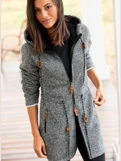 Veste polaire longue et sportive