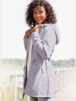 Veste polaire longue et sportive