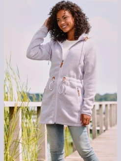 Veste polaire longue et sportive