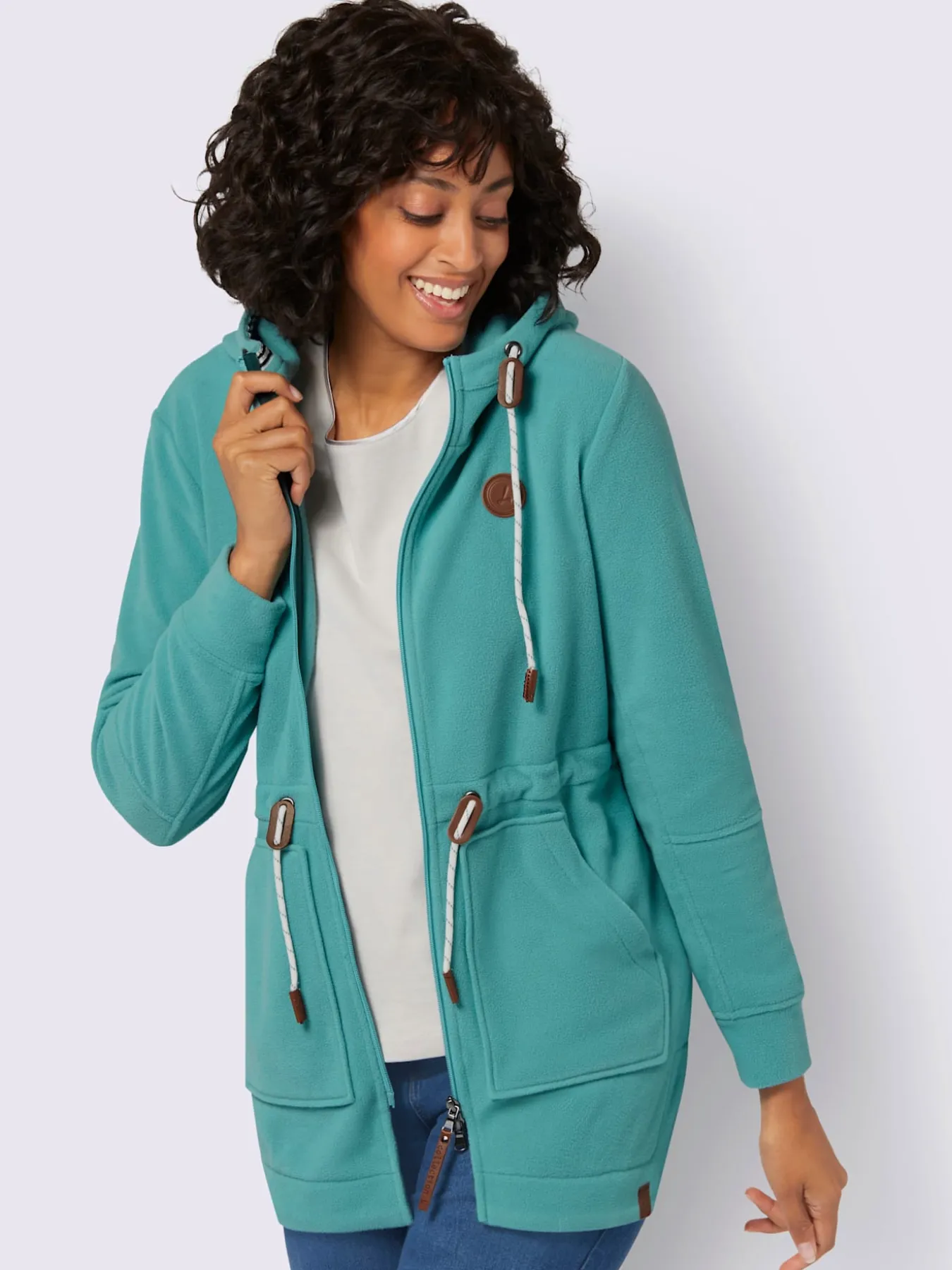 Veste polaire toucher doux