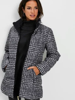 Veste réversible col montant chaud