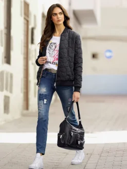 Veste réversible forme blouson tendance