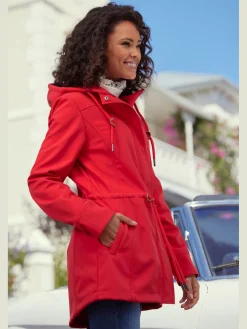 Veste softshell avec capuche