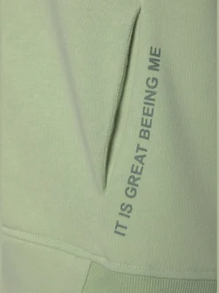 Veste sweat à capuche effet délavé