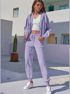 Veste sweat à capuche effet délavé