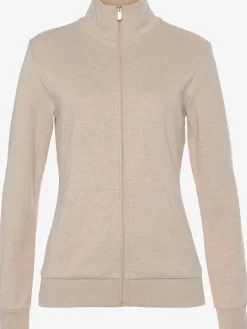 Veste sweat à col montant