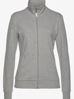 Veste sweat à col montant