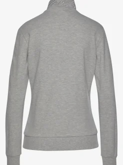Veste sweat à col montant