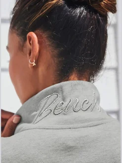 Veste sweat à col montant