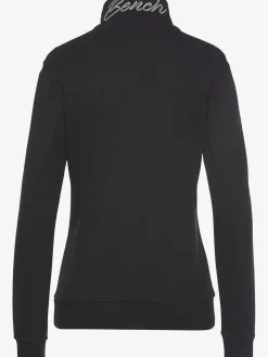 Veste sweat à col montant