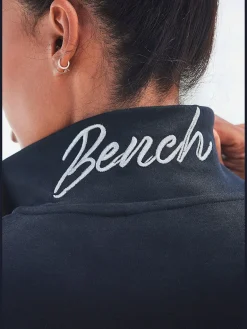 Veste sweat à col montant