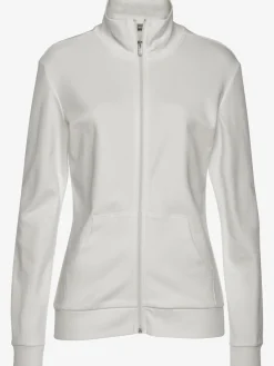 Veste sweat à col montant