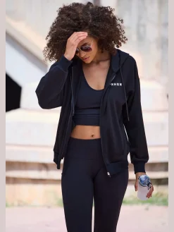 Veste sweat à la coupe ample