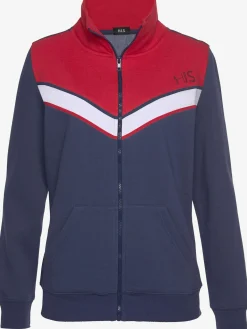 Veste sweat à rayures