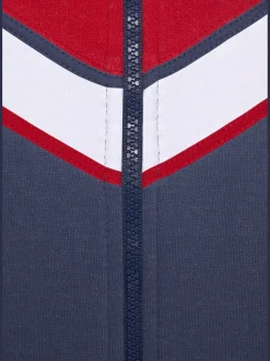 Veste sweat à rayures