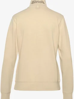 Veste sweat basique, logo imprimé et broderie